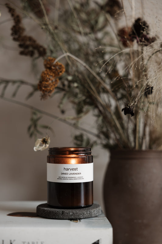 Dried Lavender Candle