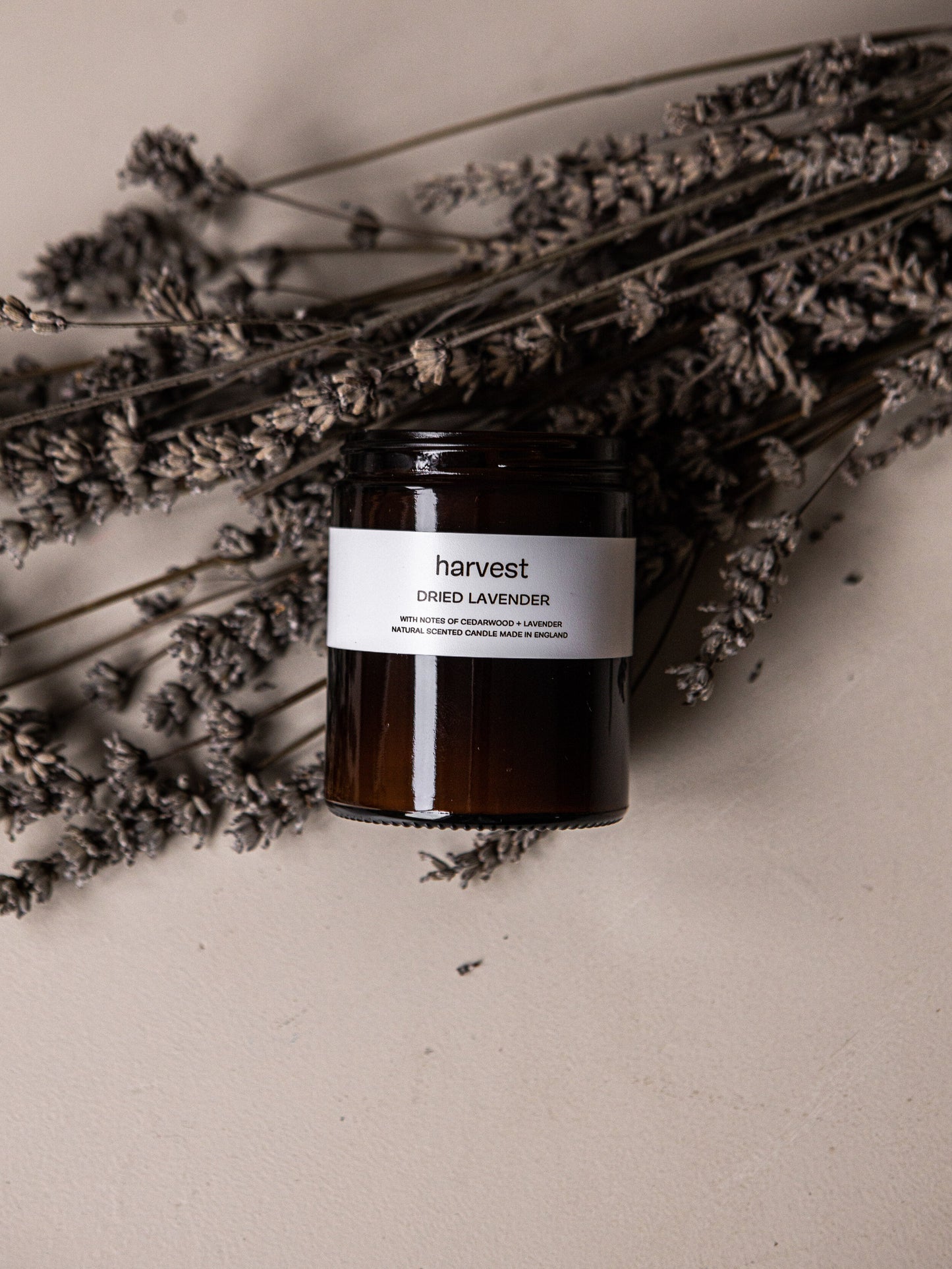 Dried Lavender Candle