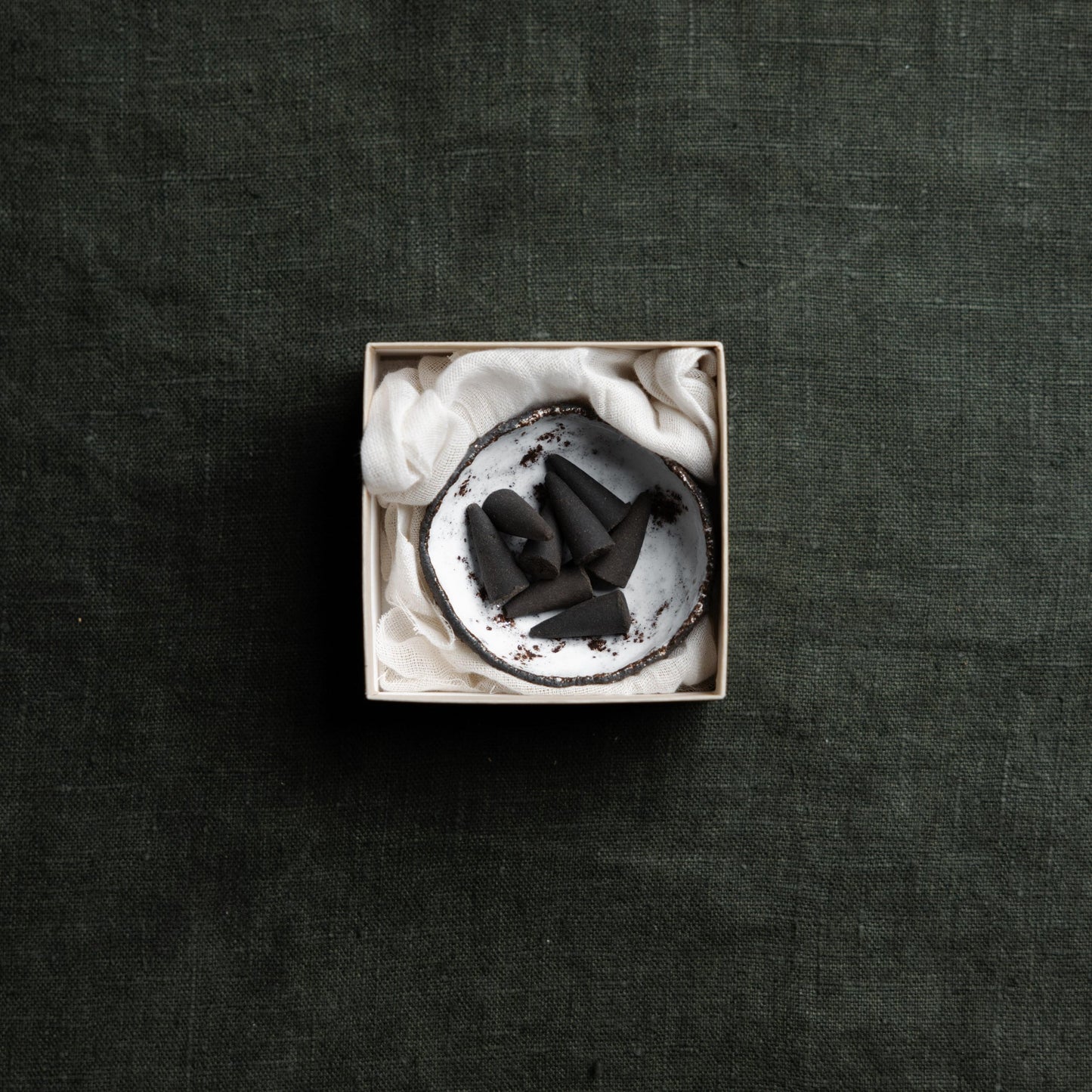 Set of Incense Cones + Burning Dish