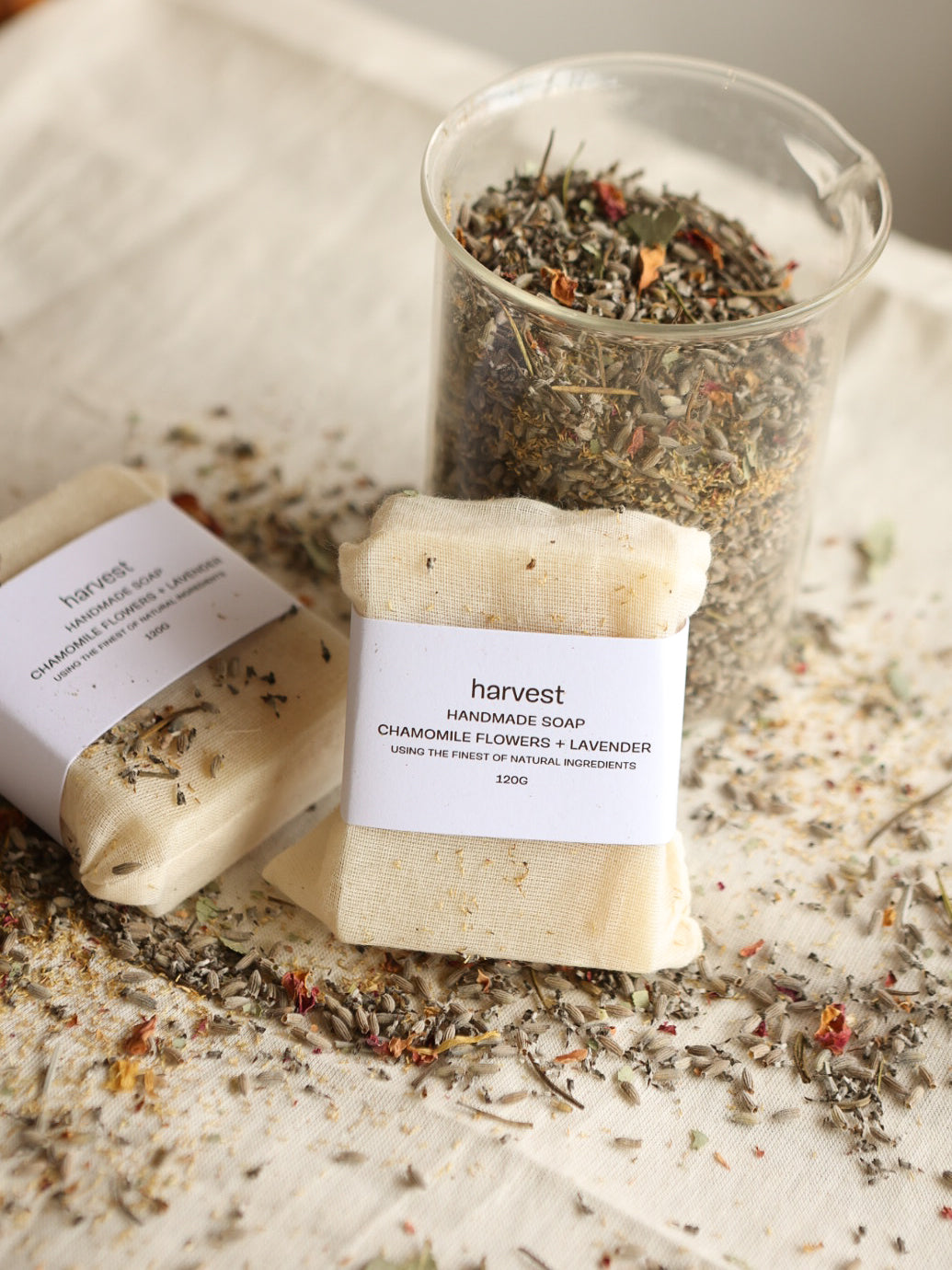 Chamomile Flowers + Lavender Soap