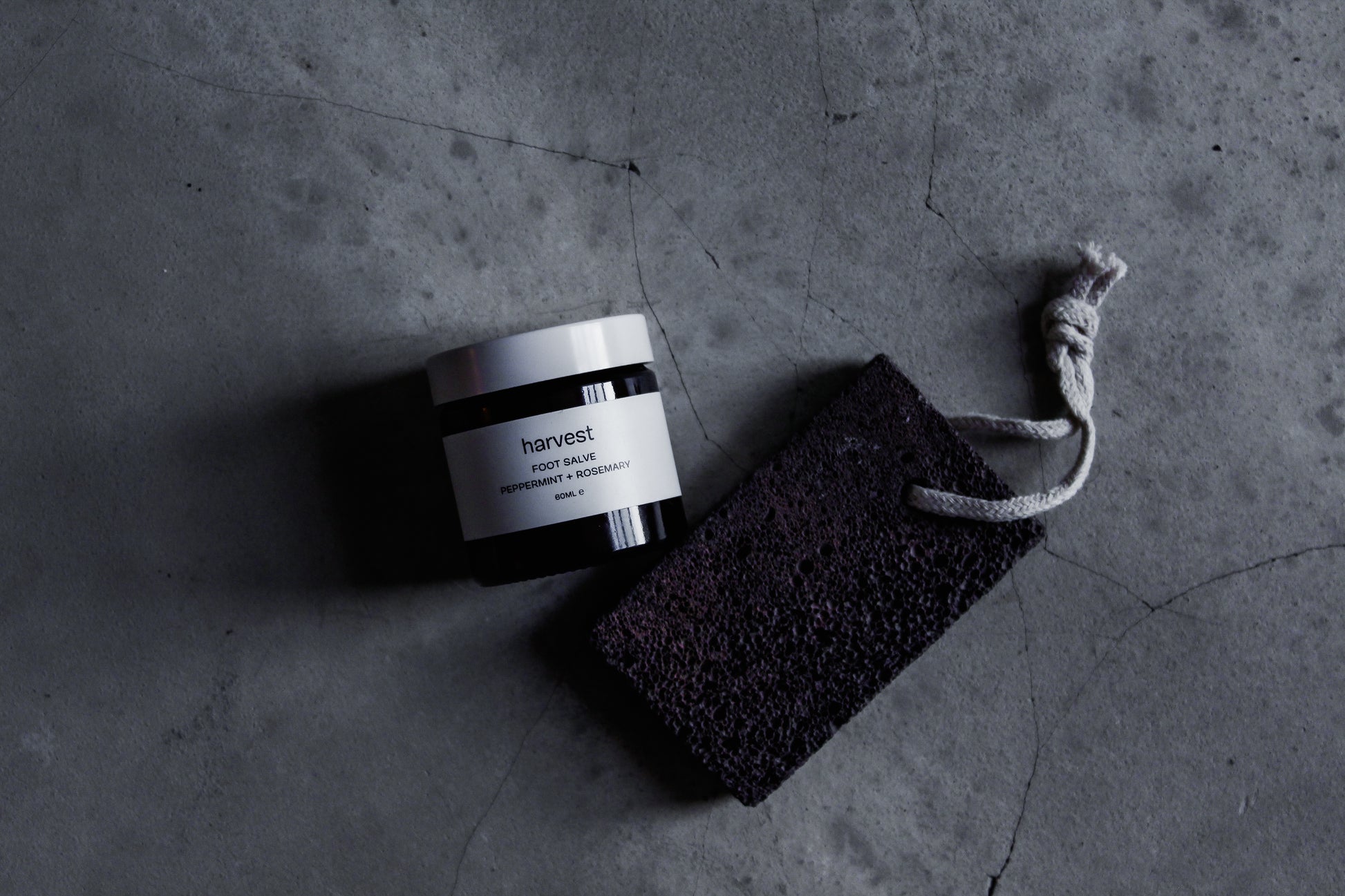 Natural Volcanic Foot Stone